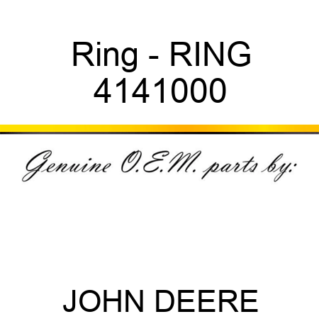 Ring - RING 4141000