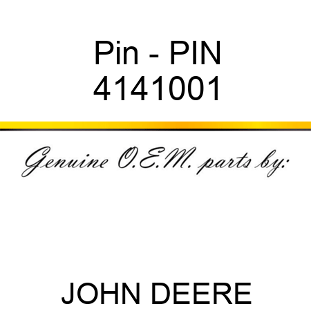 Pin - PIN 4141001
