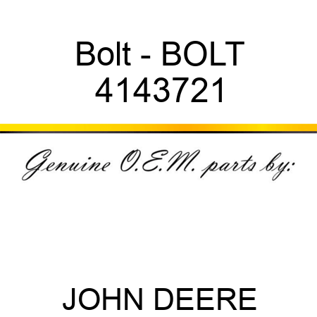 Bolt - BOLT 4143721