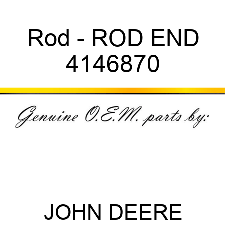Rod - ROD END 4146870
