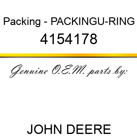 Packing - PACKINGU-RING 4154178