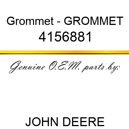 Grommet - GROMMET 4156881