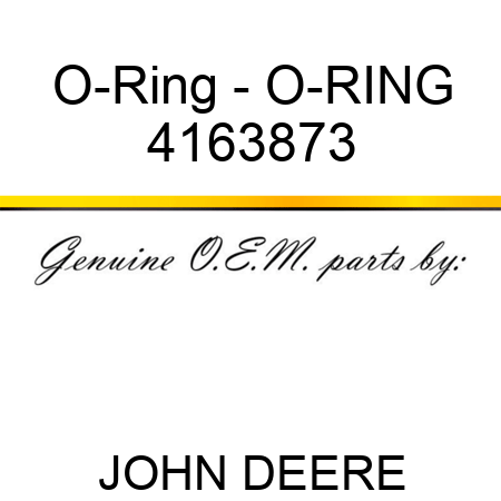 O-Ring - O-RING 4163873