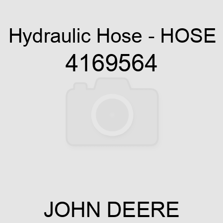 Hydraulic Hose - HOSE 4169564