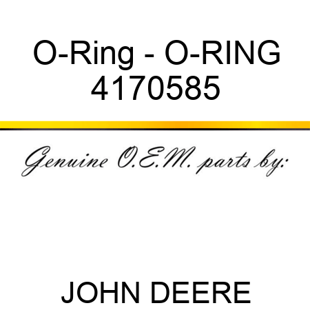 O-Ring - O-RING 4170585