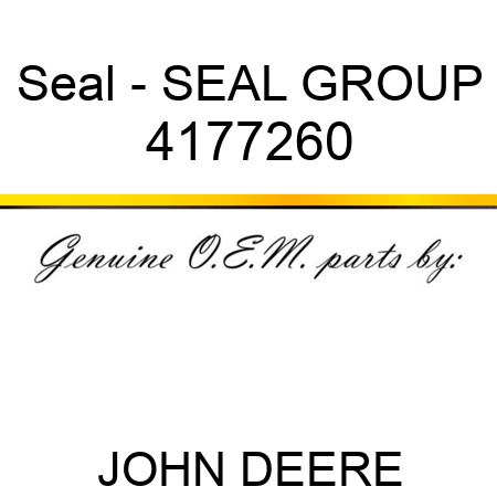 Seal - SEAL, GROUP 4177260