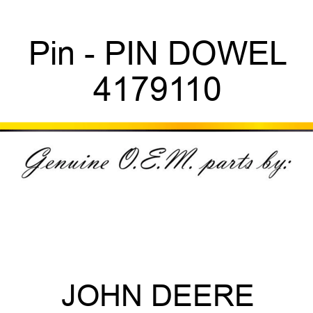 Pin - PIN, DOWEL 4179110