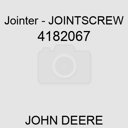 Jointer - JOINT,SCREW 4182067