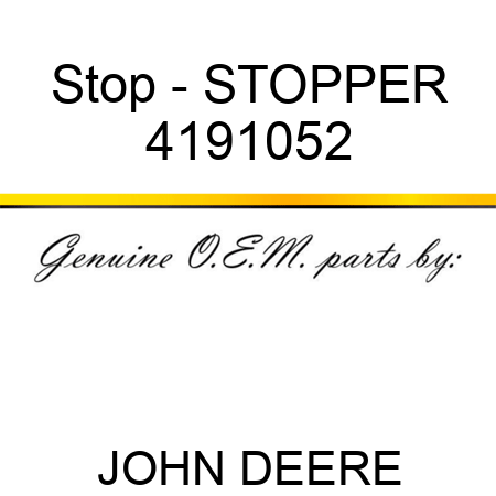 Stop - STOPPER 4191052