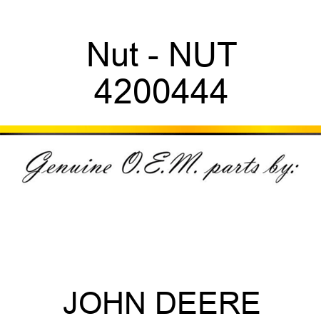 Nut - NUT 4200444