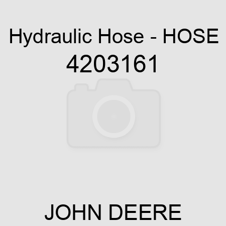 Hydraulic Hose - HOSE 4203161