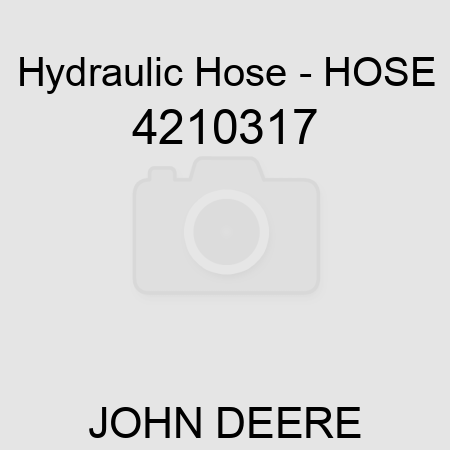 Hydraulic Hose - HOSE 4210317