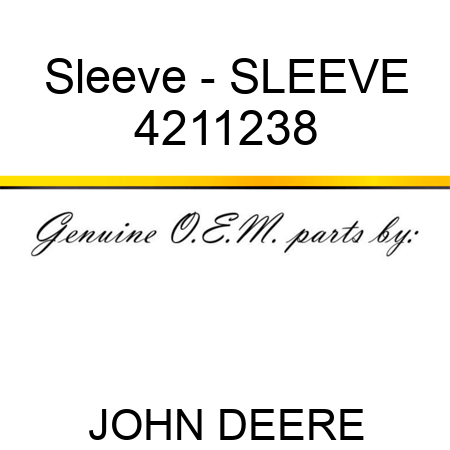 Sleeve - SLEEVE 4211238
