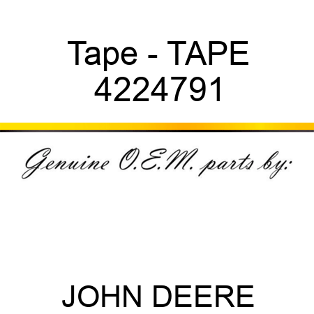 Tape - TAPE 4224791