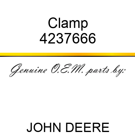 Clamp 4237666