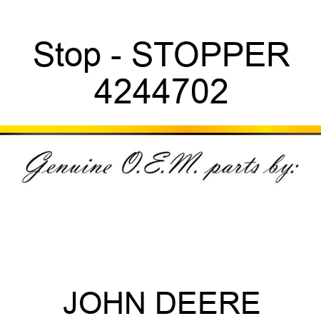 Stop - STOPPER 4244702