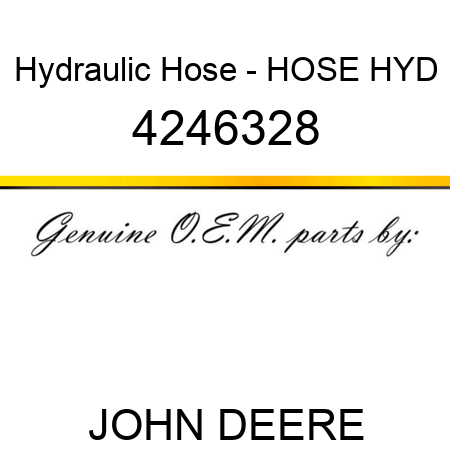 Hydraulic Hose - HOSE, HYD 4246328