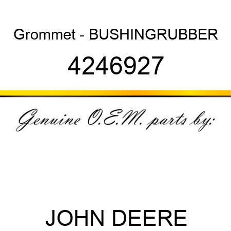Grommet - BUSHINGRUBBER 4246927