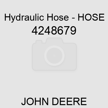 Hydraulic Hose - HOSE 4248679