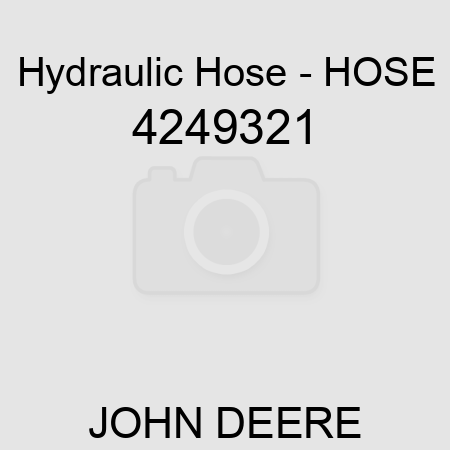 Hydraulic Hose - HOSE 4249321