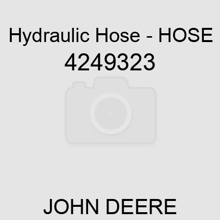 Hydraulic Hose - HOSE 4249323