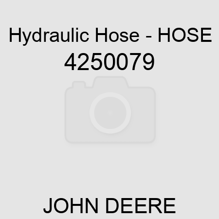Hydraulic Hose - HOSE 4250079