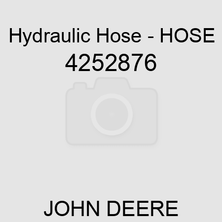 Hydraulic Hose - HOSE 4252876