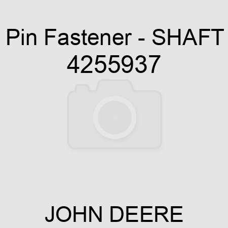 Pin Fastener - SHAFT 4255937