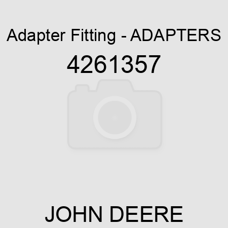 Adapter Fitting - ADAPTER,S 4261357