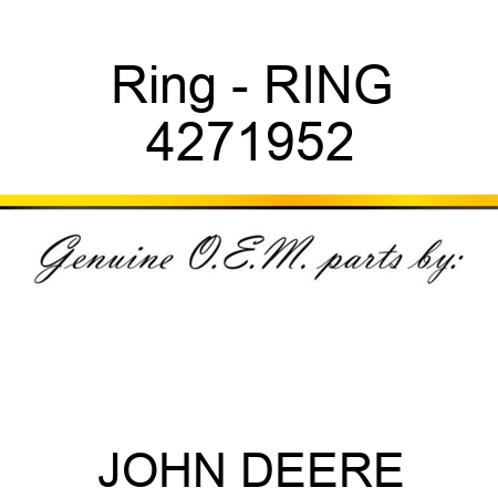 Ring - RING 4271952