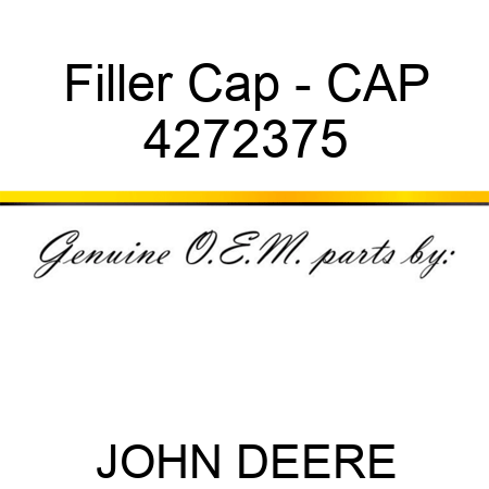 Filler Cap - CAP 4272375
