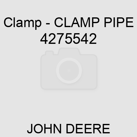 Clamp - CLAMP, PIPE 4275542