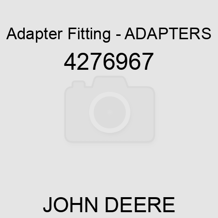 Adapter Fitting - ADAPTER,S 4276967