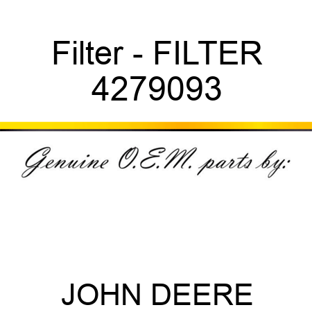 Filter - FILTER 4279093