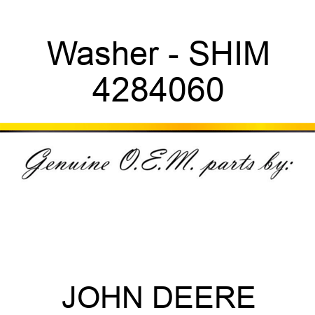 Washer - SHIM 4284060