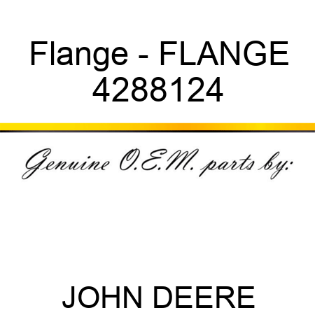 Flange - FLANGE 4288124
