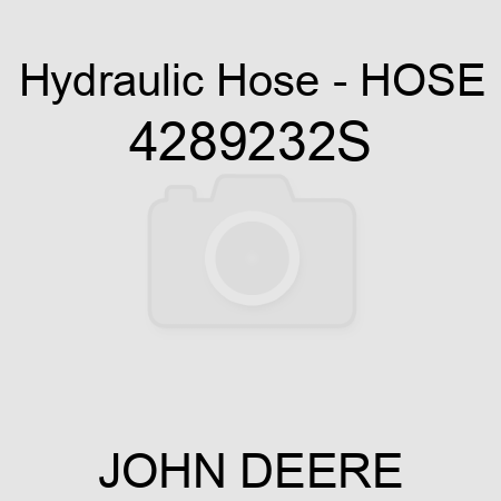 Hydraulic Hose - HOSE 4289232S