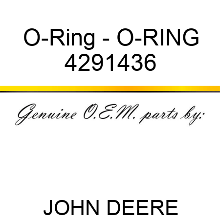 O-Ring - O-RING 4291436