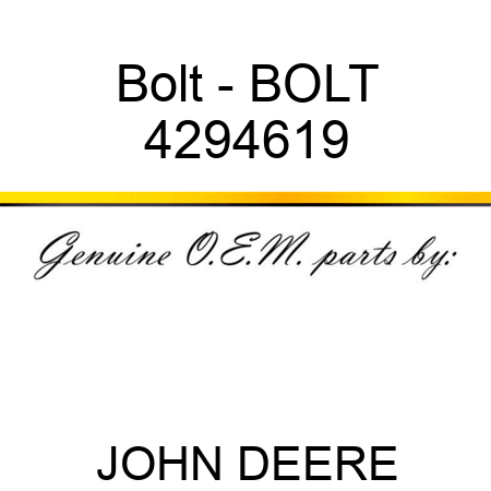 Bolt - BOLT 4294619