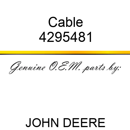 Cable 4295481