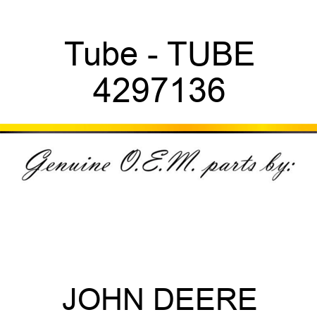Tube - TUBE 4297136