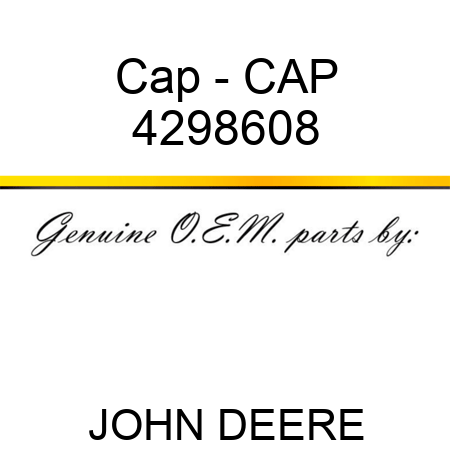 Cap - CAP 4298608