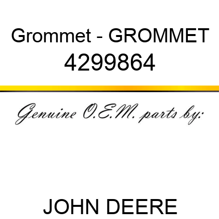 Grommet - GROMMET 4299864
