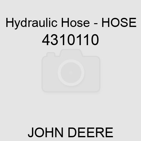 Hydraulic Hose - HOSE 4310110