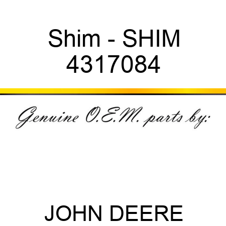 Shim - SHIM 4317084