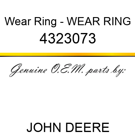 Wear Ring - WEAR RING 4323073