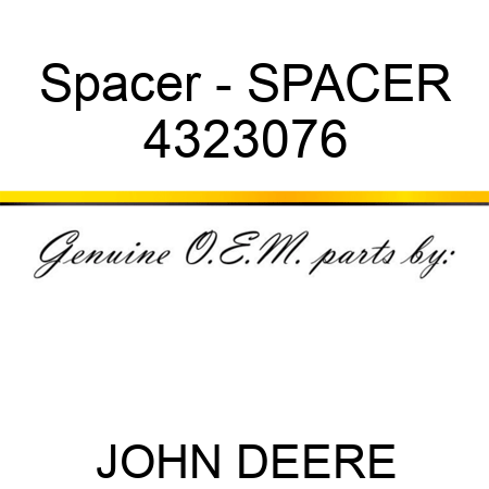Spacer - SPACER 4323076
