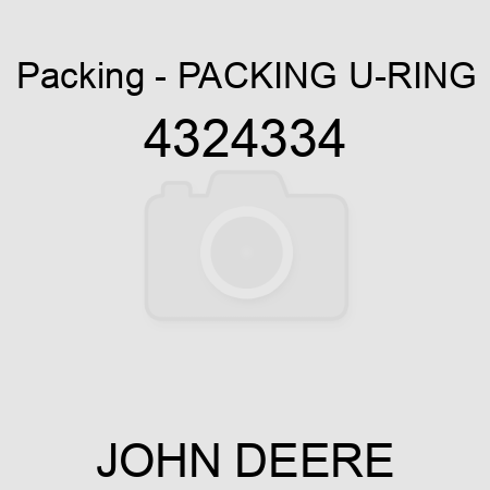 Packing - PACKING, U-RING 4324334