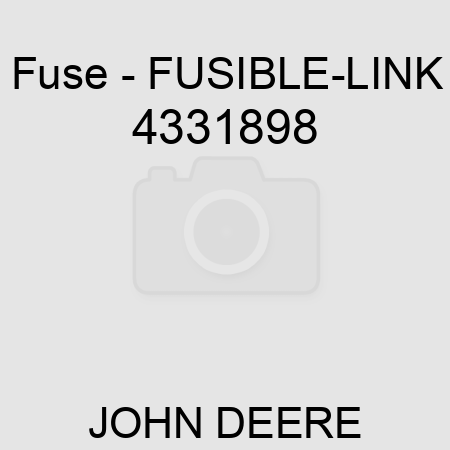 Fuse - FUSIBLE-LINK 4331898