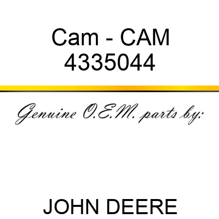 Cam - CAM 4335044